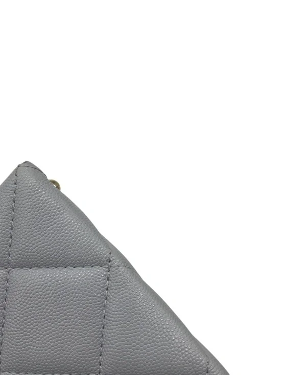 Chanel Light Blue Quilted Caviar Leather Retro Top Handle Flap Bag - Picture 9 of 14